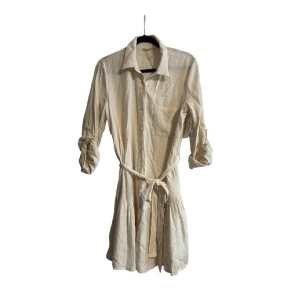 Lovestitch Cream Long Sleeve Dress